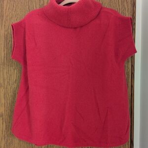 Women's Red Turtleneck Sweater